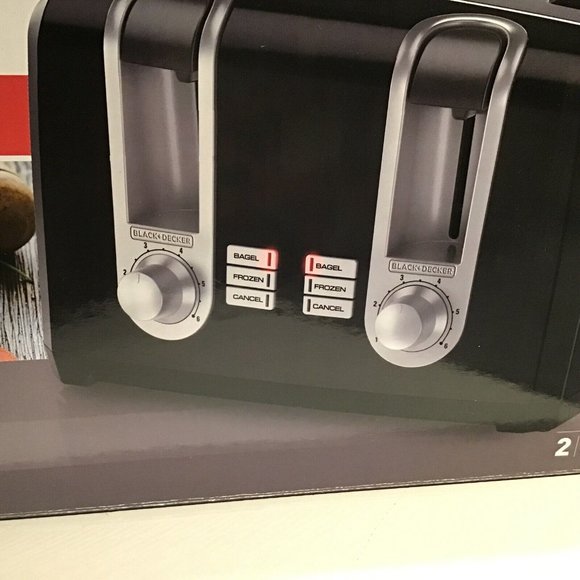 Black & Decker Kitchen New Black Decker 4 Wide Slots Toaster In Box